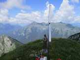 Via Normale Monte Piombada - In vetta al Monte Piombada