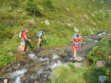 Via Normale Monte Paglietta - attraversamento del fiume alla (q. 2090 m) circa