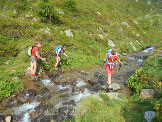 Via Normale Monte Paglietta - attraversamento del fiume alla (q. 2090 m) circa