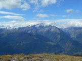 Via Normale Pointe de Metz - verso la Grivola dalla vetta