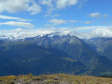 Via Normale Pointe de Metz - verso la Grivola dalla vetta