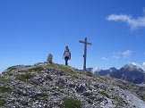 Via Normale Cima Lasteri e Croz dell´Altissimo - La croce di vetta