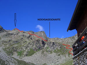 Via Normale Monte Gruppo/Grubbachspitze