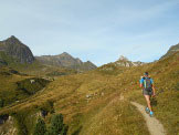 Via Normale Pizzo del Sole - Verso il Lago dei Canali