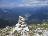 Via Normale Monte Flop - Panorama dalla cima del Flop Est