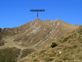 Via Normale Cima Hoabonti - Il versante sud della cima, vista al rientro, dalla Valle Ilba