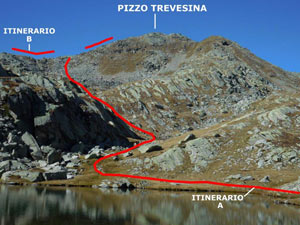 Via Normale Pizzo Trevesina (o Piz Trevisina)