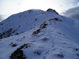 Via Normale Cima Verda - Cresta Nord - Tratto lungo la cresta nord