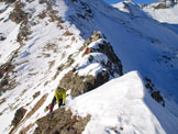 Via Normale Monte Seroti - Lungo la cresta del Seroti