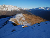 Via Normale Monte Pagano - Cresta NE - Il tratto ripido ed il Pianaccio sullo sfondo
