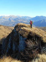 Via Normale Pizzo Grande - In vetta alla cima minore del Sornadello