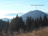 Via Normale Monte Colombina / Monte Valtero - La cima vista dalla Malga Ramello del Nedi 