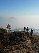 Via Normale Monte Colombina / Monte Valtero - In discesa dalla vetta