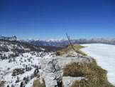 Via Normale Monte di Mezzo - Da Giais - Panorama dalla cima