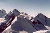 Via Normale Breithorn W - Le cime del M. Rosa dalla cima