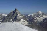 Via Normale Breithorn W - Il Cervino dalla cima