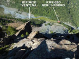 Via Normale Torrione Porro - Lungo la ferrata