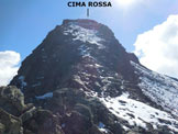 Via Normale Cima Rossa - Gli ultimo 100 metri, dalla spalla (q. 2990 m)