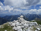 Via Normale Monte Cergnala (Hudi Vrsic) - Sulla cima