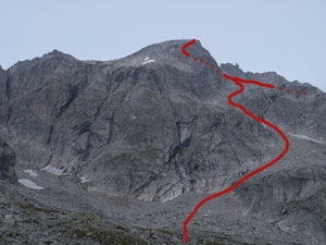 Via Normale Pizzo del Ferro Orientale (traversata Val del Ferro-Qualido)