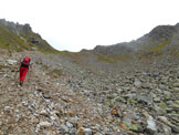 Via Normale Il Rovinadone / Cima dei Motti - Salendo alla Bocchetta di Rhon