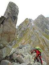 Via Normale Il Rovinadone / Cima dei Motti - Passaggi in cresta