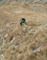 Via Normale Pizzo Nebbia - Salita in cresta