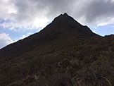 Via Normale Roque del Conde - La cresta Nord, dalla quale si discende