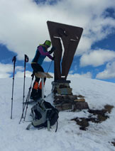 Via Normale Monte Gardena - In cima