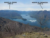 Via Normale Monte San Defendente (o Sasso di S. Defendente) - Il bel panorama di vetta sul medio Lario