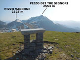 Via Normale Zuc di Cam (o Zucco di Cam) - Panorama di vetta, verso NE
