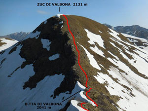 Via Normale Zuc di Valbona