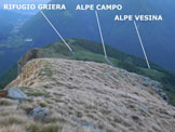 Via Normale Piancone Basso - Panorama di vetta, verso SW