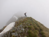 Via Normale Piz di Olda - In discesa, lungo la cresta E