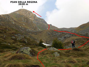 Via Normale Pian della Regina
