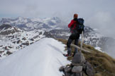 Via Normale Punta Setteventi - invernale - Sulla cima