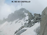 Via Normale Monte Re di Castello - Cresta Ovest - Il tratto finale