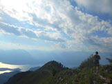 Via Normale Monte Croce - Lungo la facile dorsale erbosa