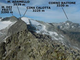 Via Normale Cima di Salimmo - Da Malga Caldea - Panorama di vetta, verso SW