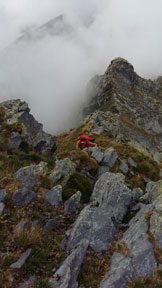 Via Normale Monte Valletto - Cresta di salita