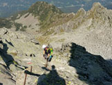 Via Normale Monte Aviolo - Catena in discesa