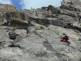 Via Normale Poncione di Cassina Baggio - Cima S (Via Tanti Auguri) - Lungo la bella fessura di L9