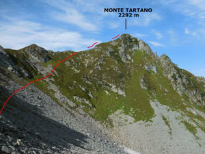 Via Normale Monte Tartano - Cresta SE