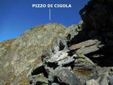 Via Normale Pizzo di Cigola - Sulla cresta SE del Pizzo di Cigola