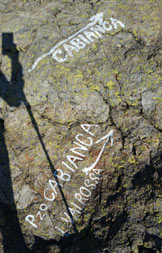 Via Normale Monte Cabianca (Versante Sud) - Segnavia
