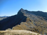 Via Normale Monte Acquanera - Cresta ENE - Panorama di vetta sul Pizzo Scalino