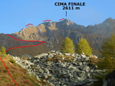 Via Normale Cima Finale - In salita