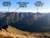 Via Normale Pizzo Scala - Vers. est - Panorama di vetta, verso NE