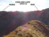 Via Normale Cima di Val Lunga - La Cima dei Lupi, dalla vetta della Cima di Val Lunga