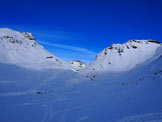 Via Normale Piz Campagnung - Val d´Agnel innevata